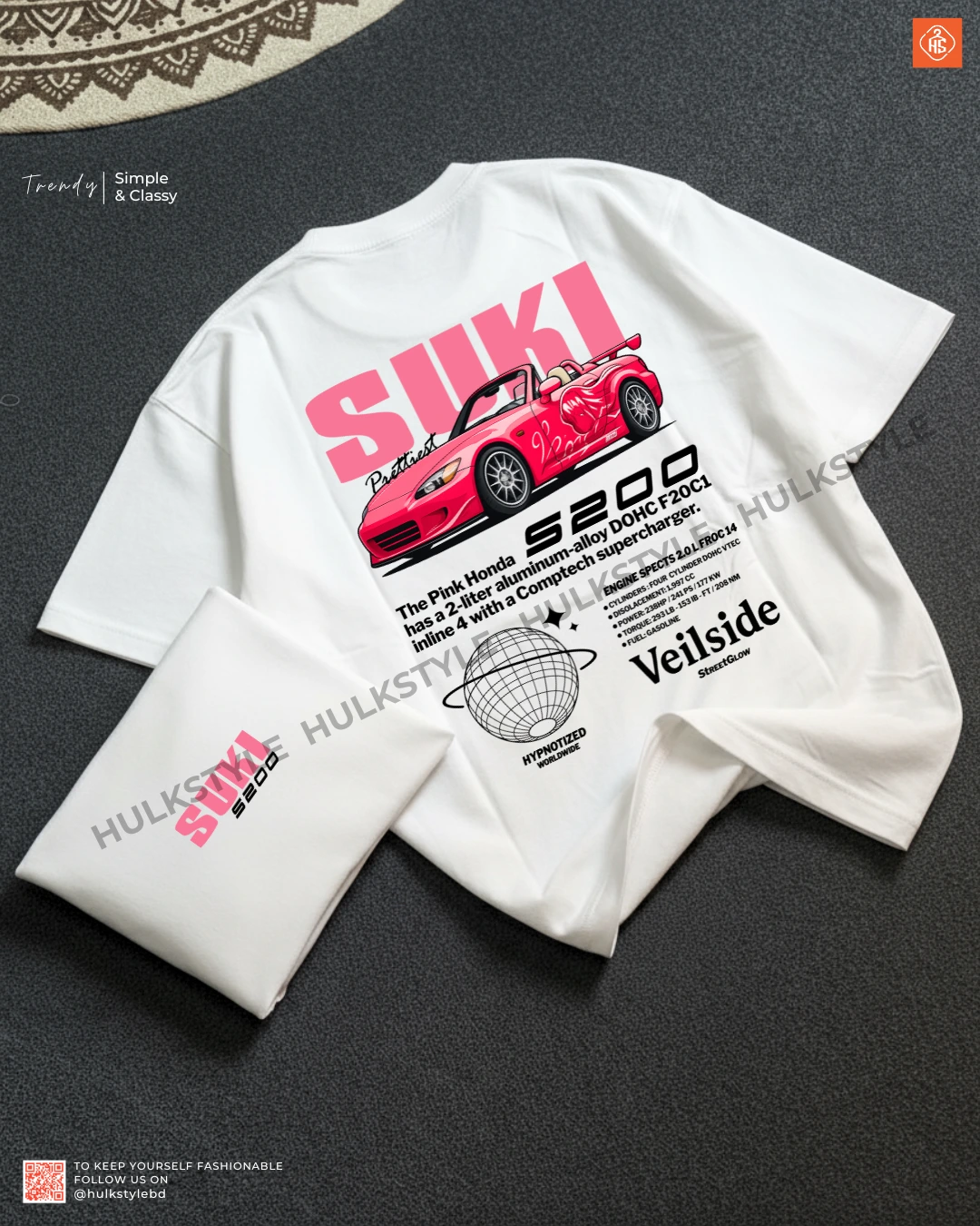 Suki S200 Drop Shoulder T-shirt