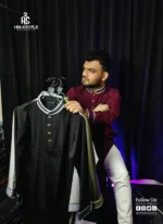 Premium Panjabi for Men - HulkStyle Panjabi collection | Black & Maroon