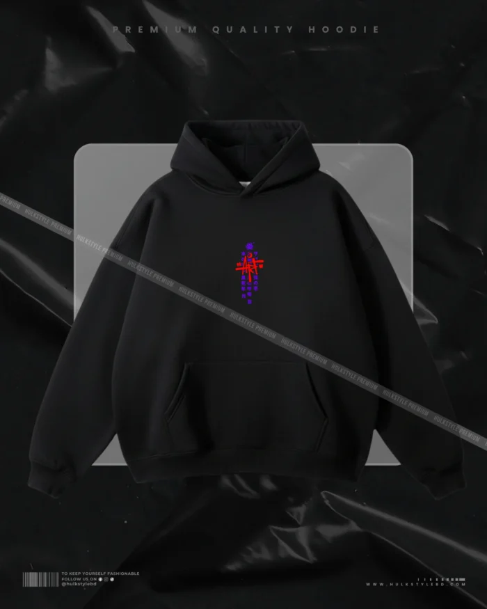 Hulkstyle Black Hoodie Demon Slayer Kimetsu no Yaiba