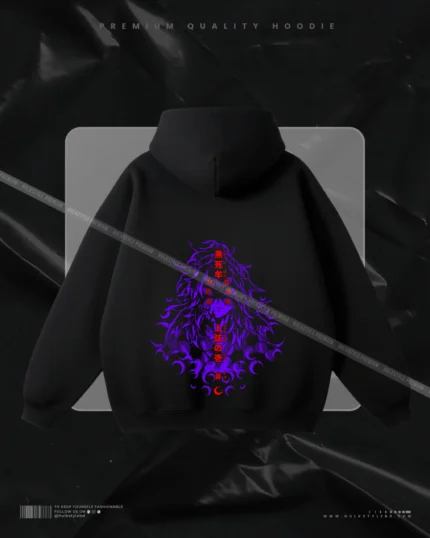 Hulkstyle Black Hoodie Demon Slayer Kimetsu no Yaiba