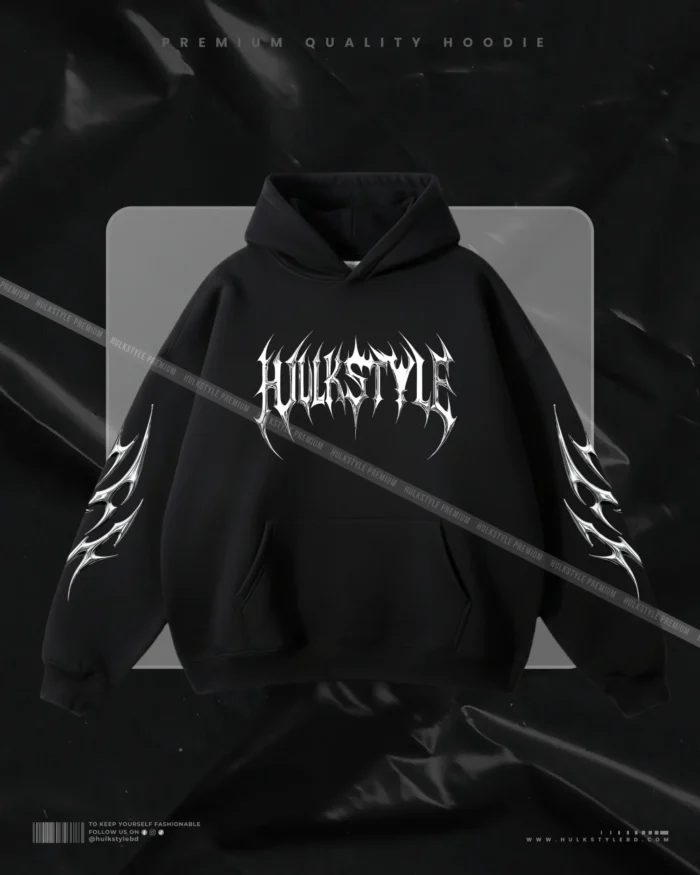 Hulkstyle Metalic Spiky Theme Hoodie - Image 2