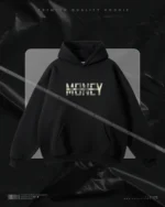 Hulkstyle Black Hoodie Money Is Important