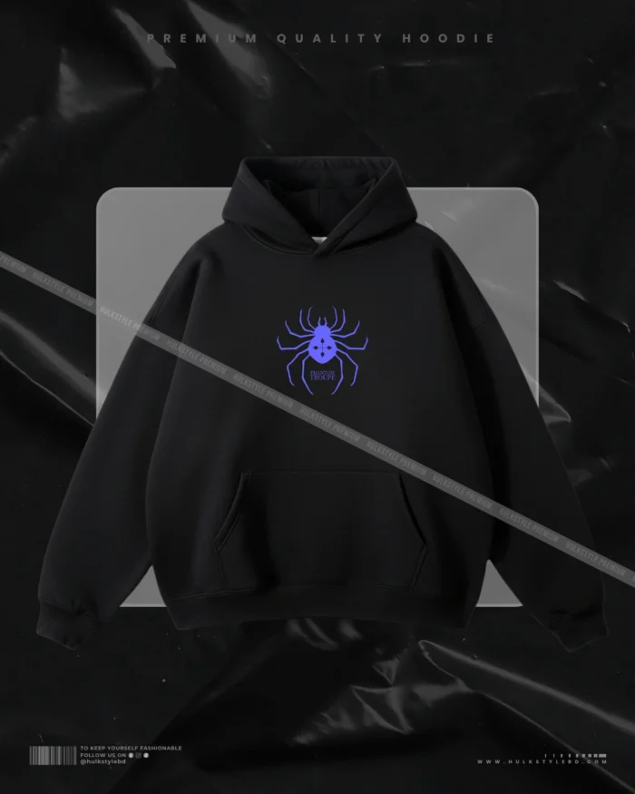 Hulkstyle Black Hoodie Phantom