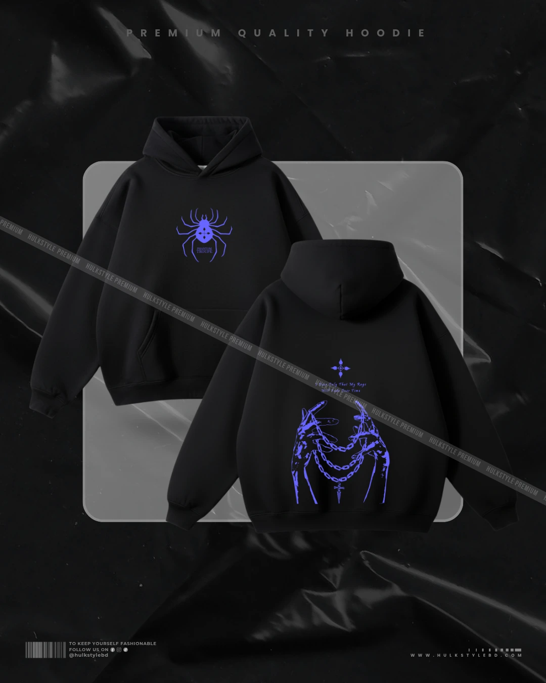 Hulkstyle Black Hoodie Phantom Hulkstyle Black Hoodie Phantom