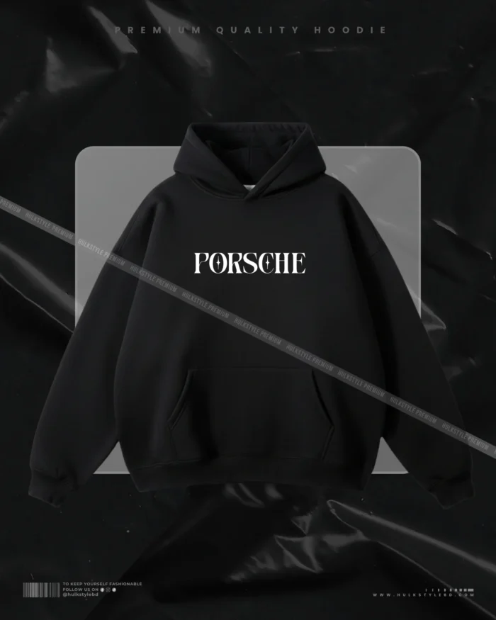 Hulkstyle Black Hoodie Porsche Green 911 RS