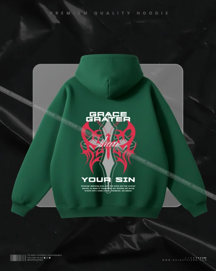 Hulkstyle Green Hoodie Grace Grater