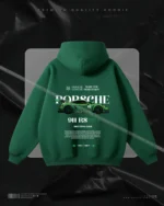 Hulkstyle Black Hoodie Porsche Green 911 RS