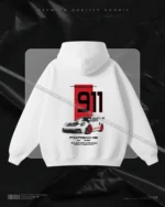 911 Red Porsche Hoodie