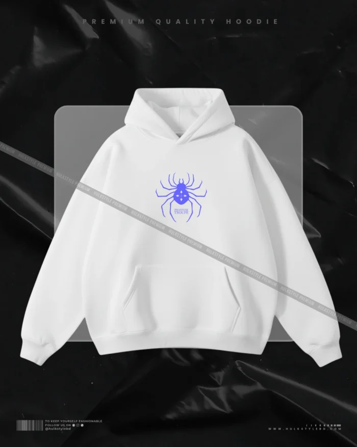 Hulkstyle White Hoodie Phantom
