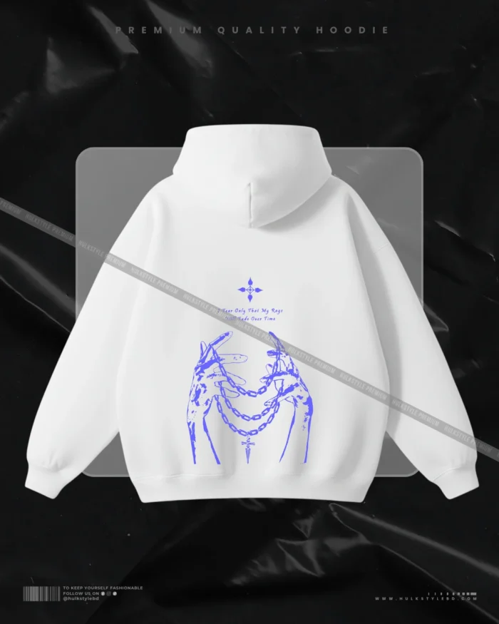 Hulkstyle White Hoodie Phantom