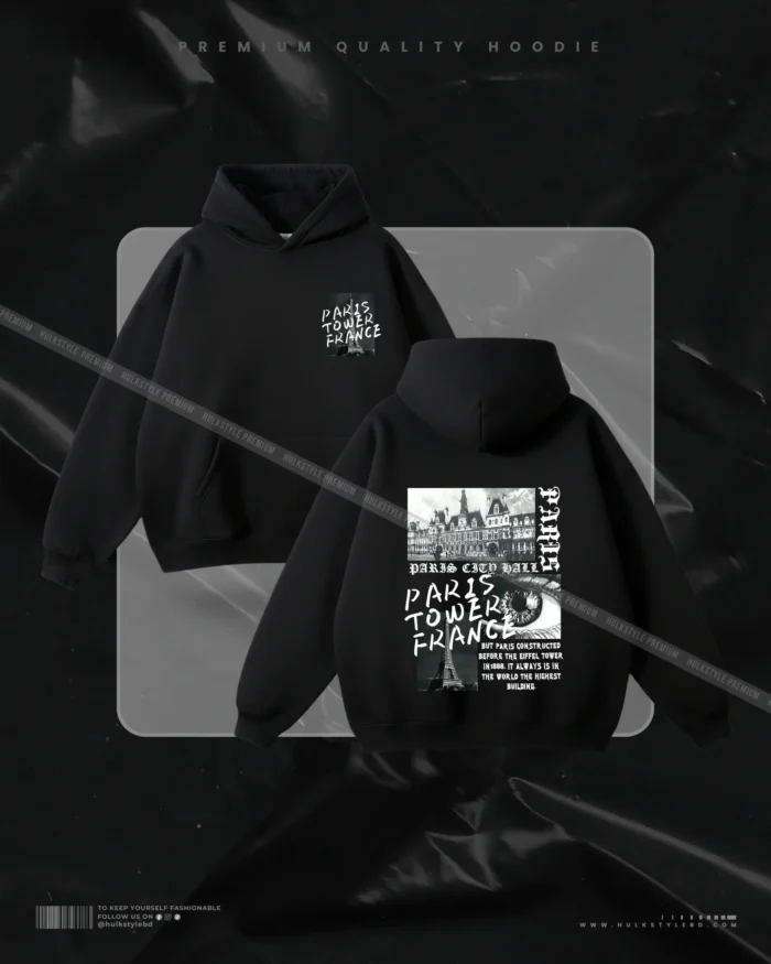 Hulkstyle Hoodie Paris Tower France
