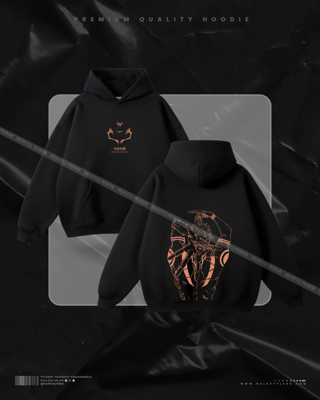 Hulkstyle Hoodie Ryomen Sukuna