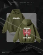 Hulkstyle Olive Hoodie Grace Grater