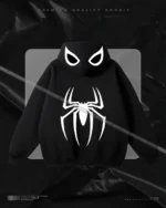 Hulkstyle Spider Hooded Black Hoodie