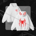 Hulkstyle Spider Hooded White Hoodie