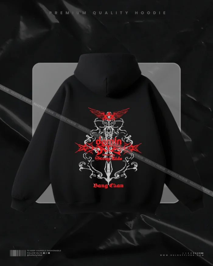 Premium StrayKids Design Hoodie - Image 2