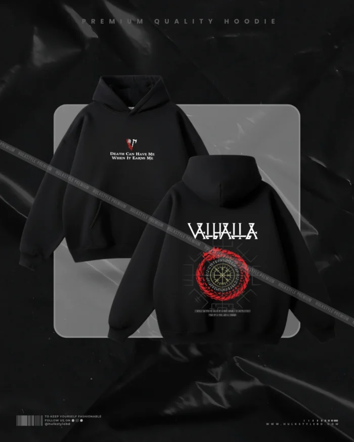 Valhalla Vikings Hoodie - Image 3