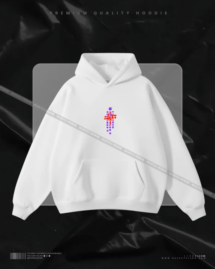 Hulkstyle White Hoodie Demon Slayer Kimetsu no Yaiba