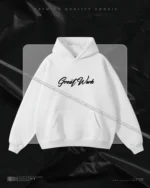 Hulkstyle White Hoodie Great Work