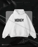 Hulkstyle White Hoodie Money Is Important