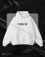 Hulkstyle White Hoodie Porsche Green 911 RS