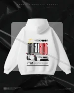 Hulkstyle White Hoodie The Drift King