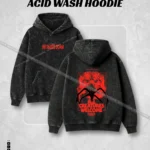 Hulkstyle Stranger Things Demogorgon Acid Wash Hoodie