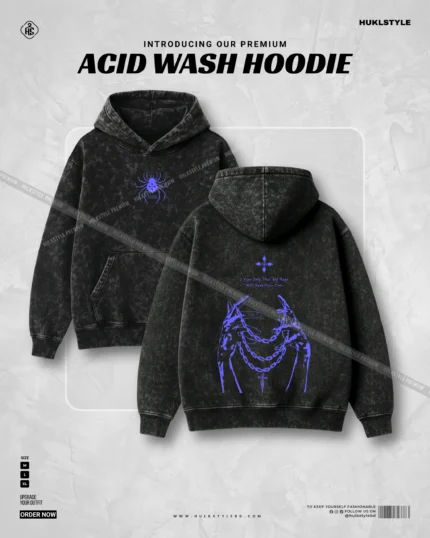 Hulkstyle Premium Celestial Acid Wash Hoodie