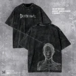 Death Note Acid Wash T-shirt | Drop Shoulder Tee | HulkstyleBD