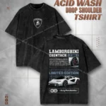 Lamborghini Countach Graphic Drop Shoulder Tshirt for Men