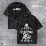 Mandara Geometric Acid Wash T-shirt | Mandala Drop Shoulder Tee | HulkstyleBD