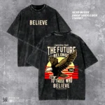 Legendary Eagle Acid Wash T-shirt | Vintage Raptor Drop Shoulder | HulkstyleBD
