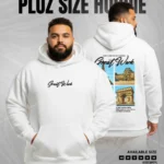 "Great Work" Paris Landmark Plus Size Hoodie