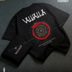 Drop shoulder tshirt for men - Valhalla Premium Oversized streetwear | Hulktylebd