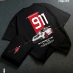 Drop shoulder tshirt for men - 911 Porsche Racing 2026 Premium Oversized streetwear | Hulktylebd