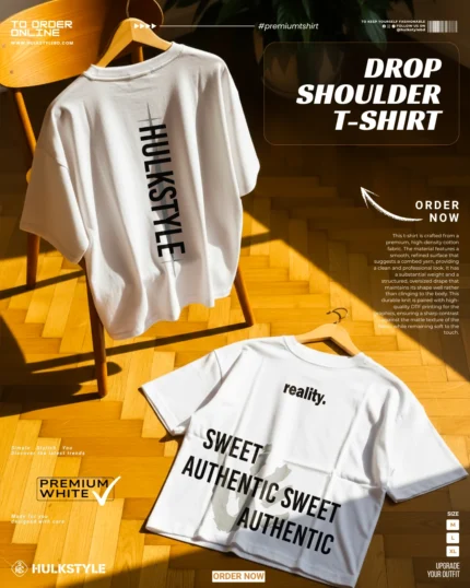 Graphic drop shoulder t-shirt for men - Streetwear tshirt