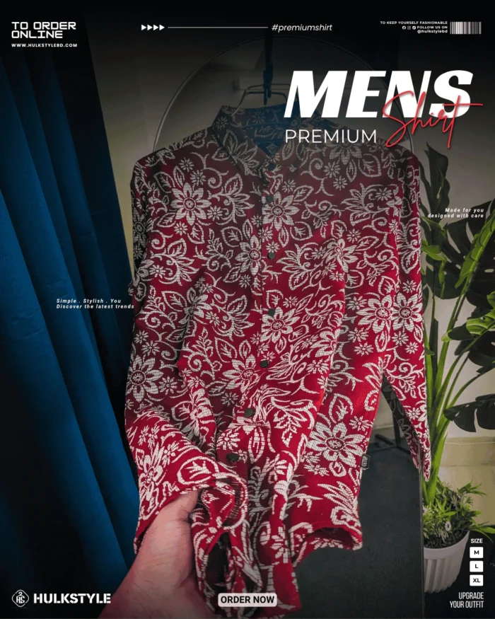 Casual printed shirt price in BD - Cotton printed shirts
