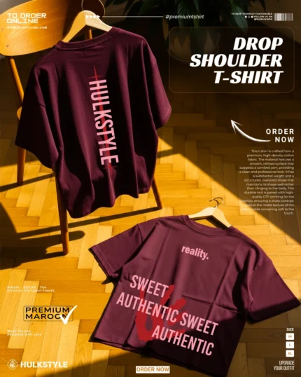Oversized drop shoulder t-shirt price in BD - Drop shoulder tshirt