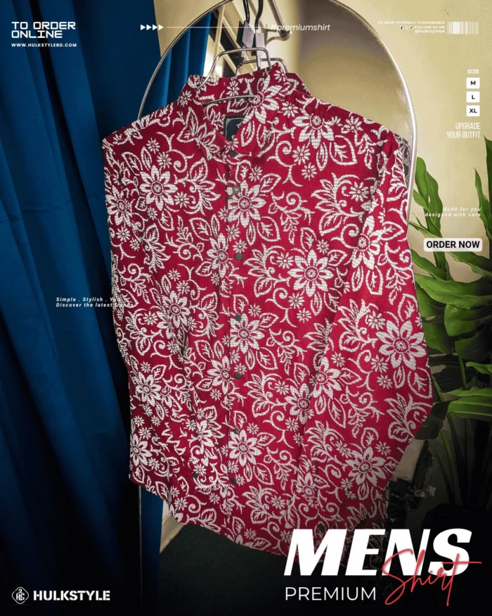 Casual printed shirt price in BD - Cotton printed shirts