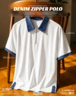 Denim Collar Polo T Shirt: Shop the Best Polo T Shirt for Men Online