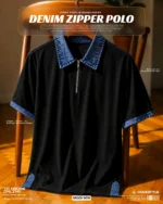 Denim Collar Polo T Shirt: Shop the Best Polo T Shirt for Men Online