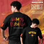 Vibrant Fan Expression: Spain Football World Cup T-Shirt