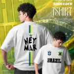 Brazil Neymar Edition T-Shirt, Crafted as the Best Heavyweight Oversize T-Shirt for Men