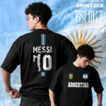 Argentina Football Team World Cup Edition Drop Shoulder T-Shirt