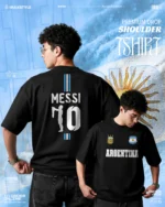 Argentina Football Team World Cup Edition Drop Shoulder T-Shirt