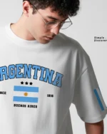 Vamos Argentina Football Team T-Shirt – Best Heavyweight Oversize Tshirt T-Shirt for Men