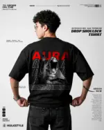 Aura Graphical Tshirt: The Ultimate Essential for Your Drop Shoulder T Shirt Outfit