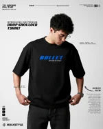 Bullet Nissan Printed: The Ultimate Drop Shoulder T-Shirt Aesthetic for Streetwear