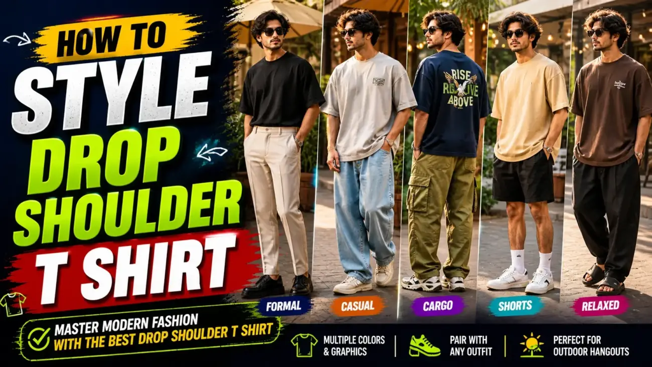How to Style Drop Shoulder T Shirt Like a Pro