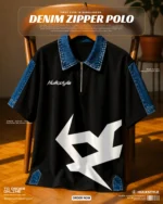 Hulkstyle Special Edition Polo: Premium Men's Denim Collar Polo T Shirt